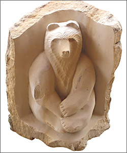 Carved Bear - Eddit Morrison