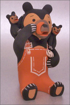 Bear Storyteller - Dorothy Herrera - Cochiti Pueblo